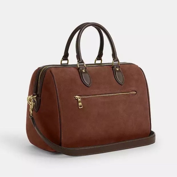 Coach Suede Rowan Large Satchel
Bag CCC79 NWT 🤎🤎 - Picture 6 of 8